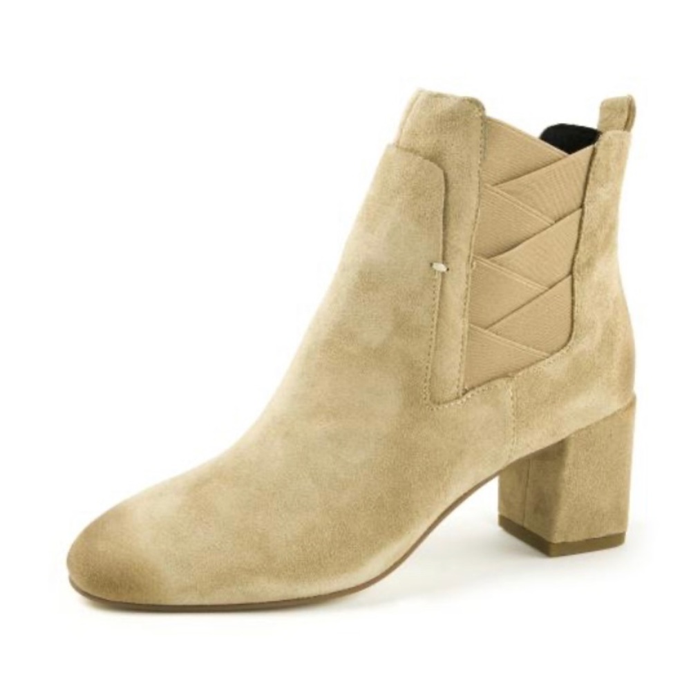 Rebecca Minkoff Lo Suede Block Heel Booties